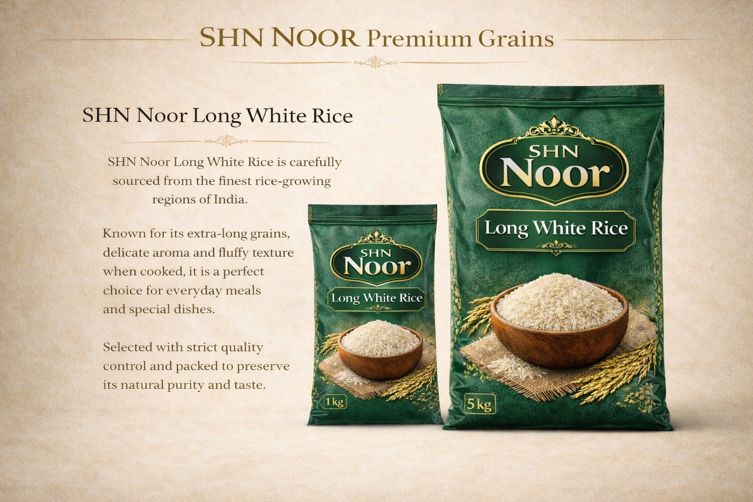 Premium Grains Infographic